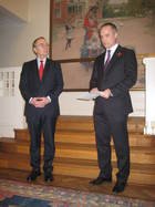 Ehrung für schwedischen Gesandten